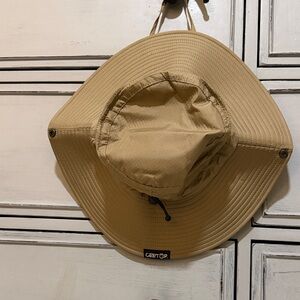 Tan Wide Brim Outdoor Sun Hat
